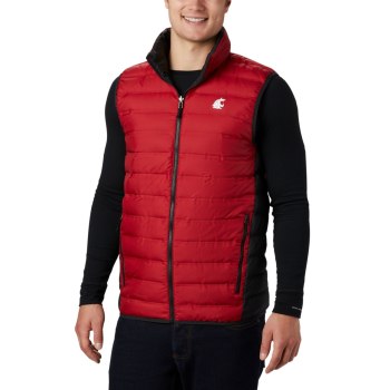 Columbia Collegiate Lake 22 Reversible - Washington State, Chaleco Rojos Negros Para Hombre | 197052